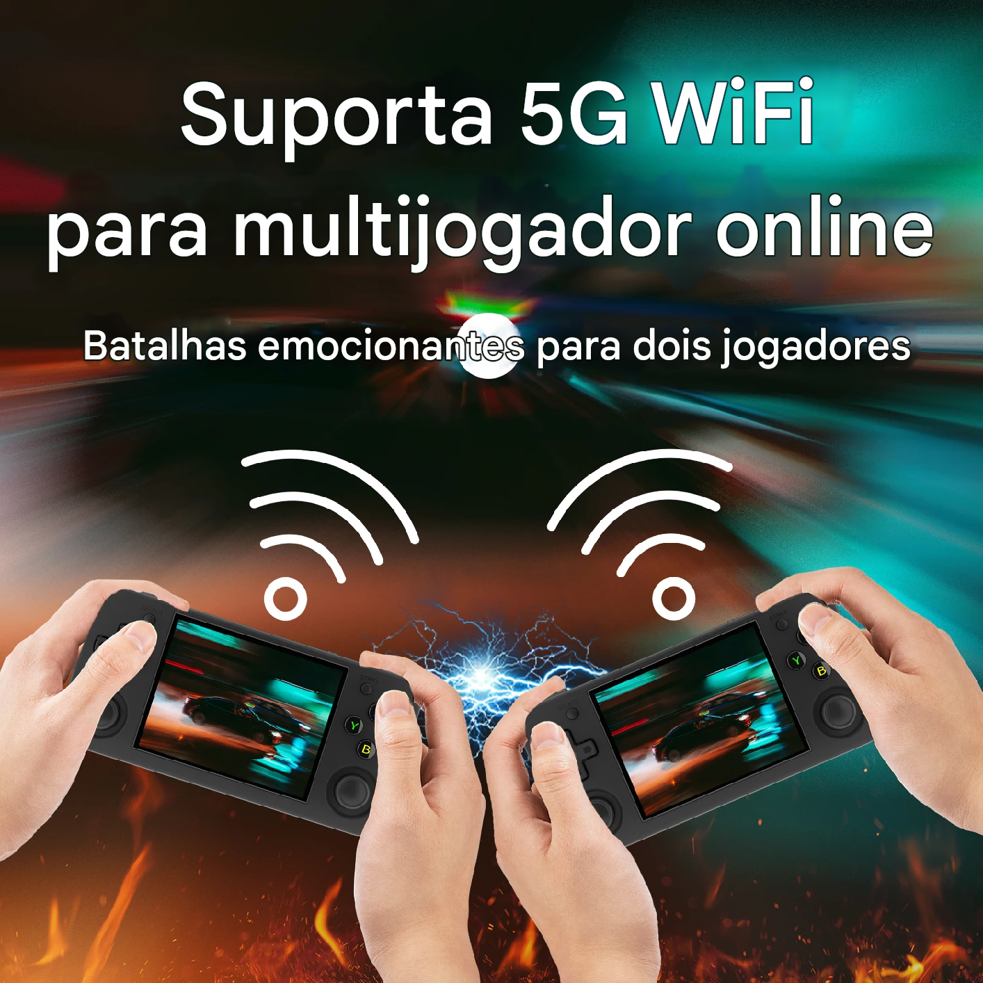 🚛 CONSOLA PORTÁTIL | ANBERNIC RG35XX H WI-FI E BLUETOOTH (CATEGORIA ECONÓMICA)