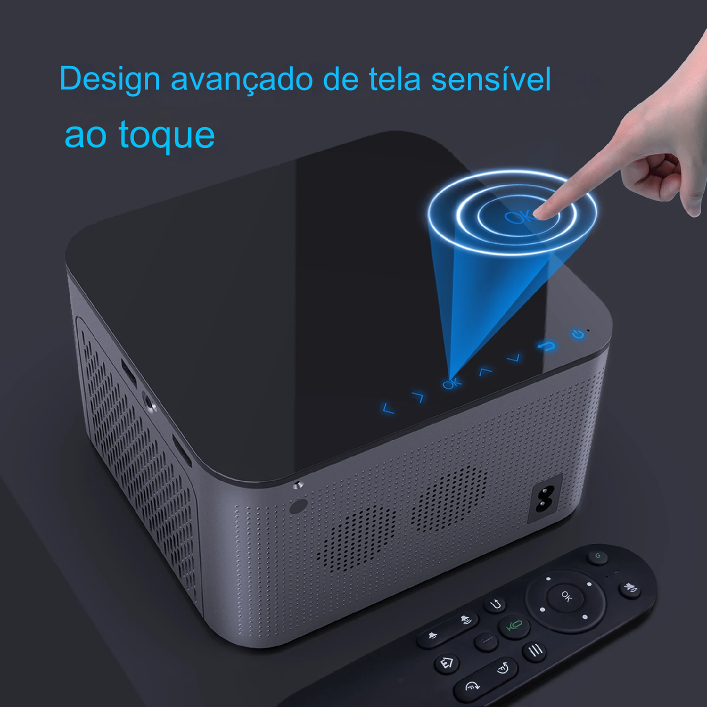 🚛 SMART PROJETOR PORTÁTIL MAGCUBIC HY350 ATUALIZADO (2024) (CATEGORIA ECONÓMICA)