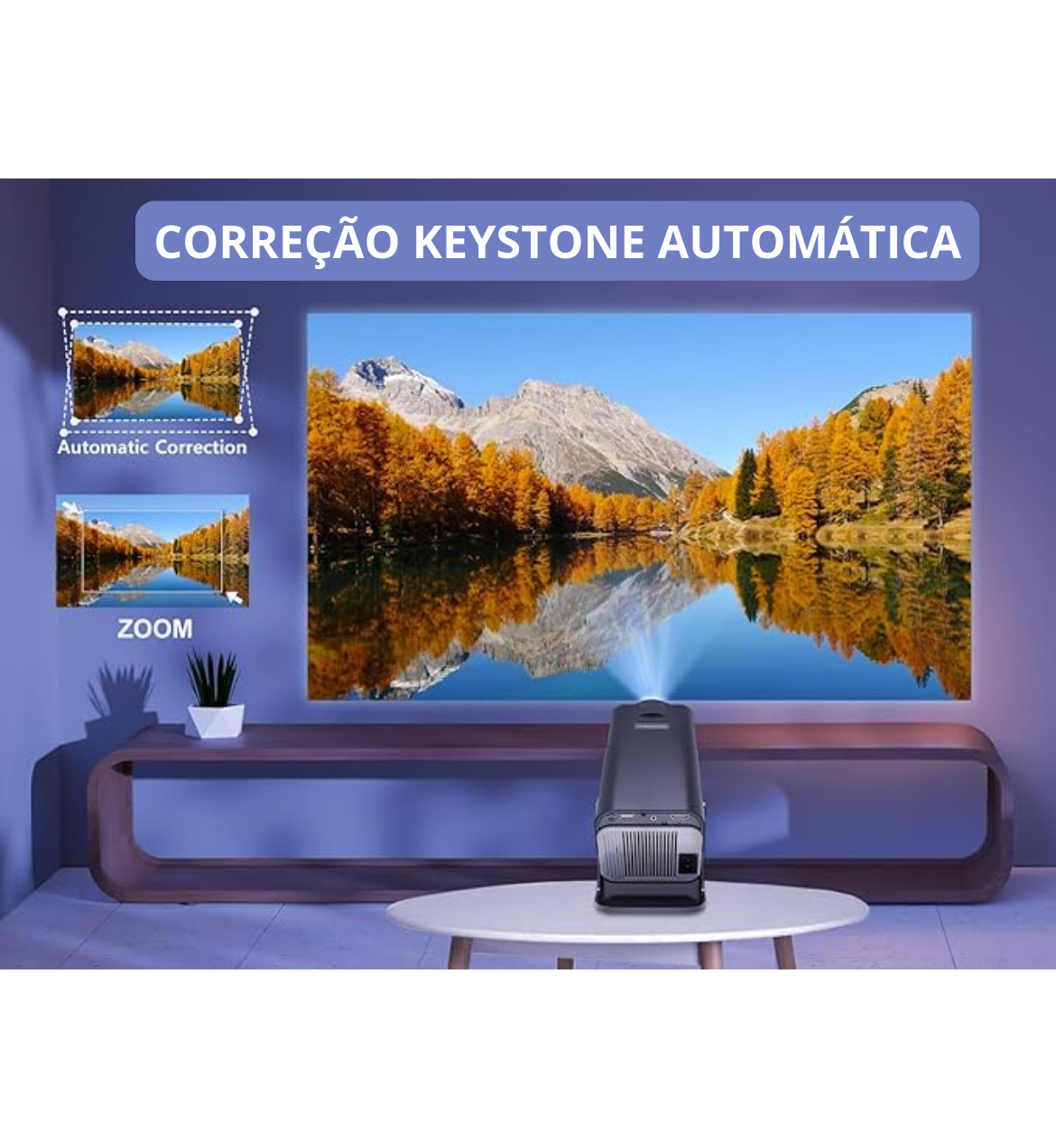 🚚 SMART PROJETOR PORTÁTIL MAGCUBIC HY320