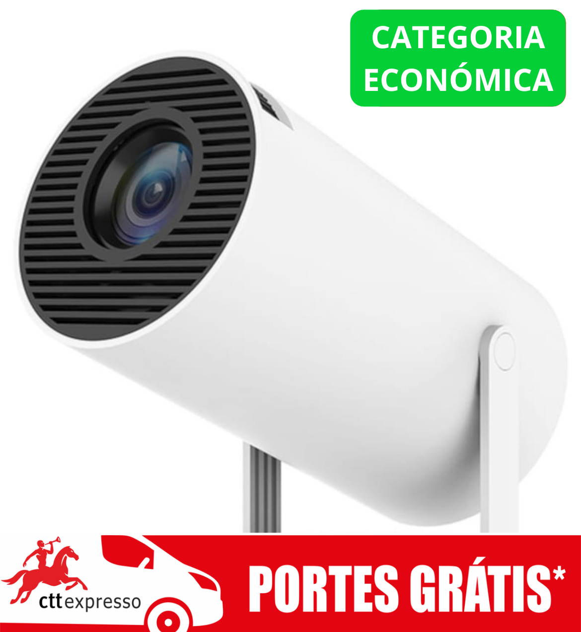 🚛 SMART PROJETOR PORTÁTIL MAGCUBIC HY300 (CATEGORIA ECONÓMICA)