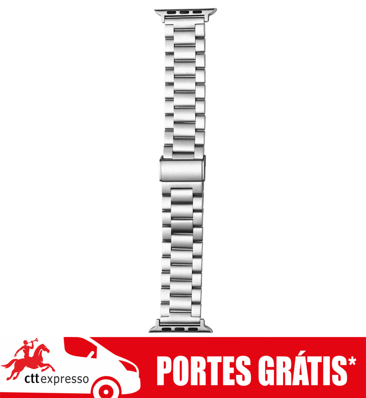 🚚 BRACELETE CASUAL EM METAL PARA O APPLE WATCH