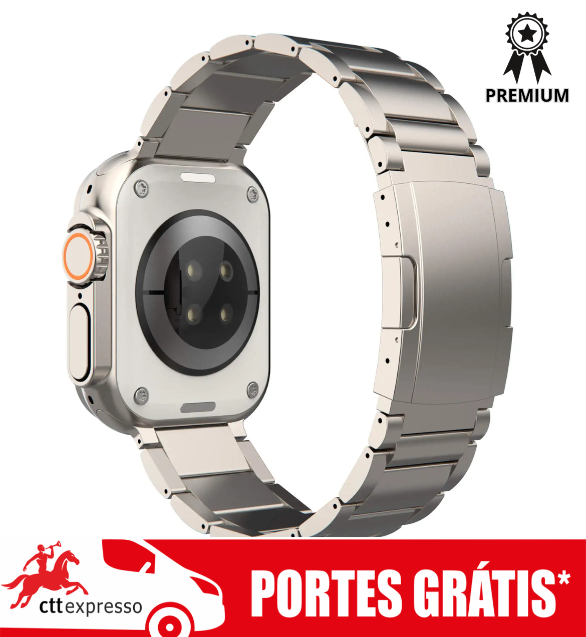 🚚 BRACELETE PREMIUM EM TITÂNIO PARA O APPLE WATCH ULTRA 49MM