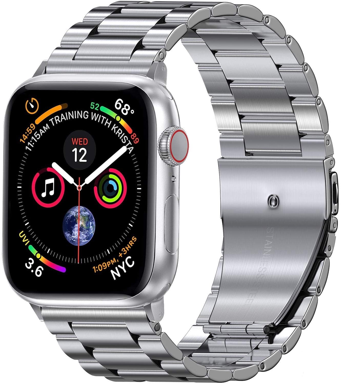 🚚 BRACELETE CASUAL EM METAL PARA O APPLE WATCH