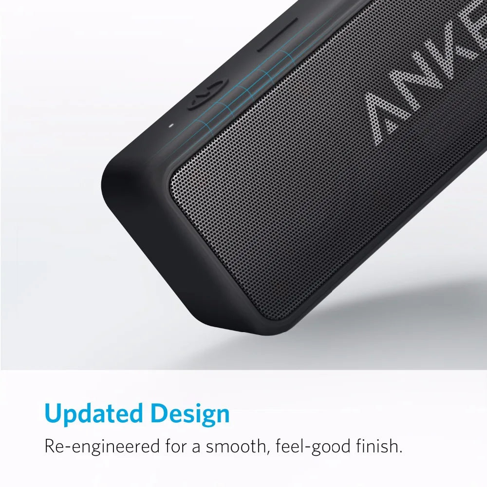 🚛 COLUNA DE SOM ANKER SOUNDCORE 2 BLUETOOTH PORTÁTIL E IMPERMEÁVEL (CATEGORIA ECONÓMICA)