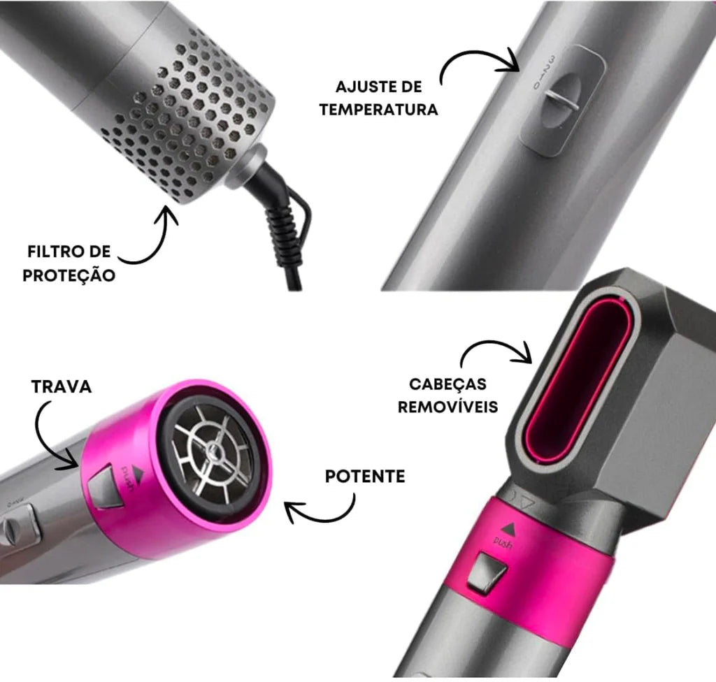 ESCOVA STYLER - SECADOR 5 EM 1