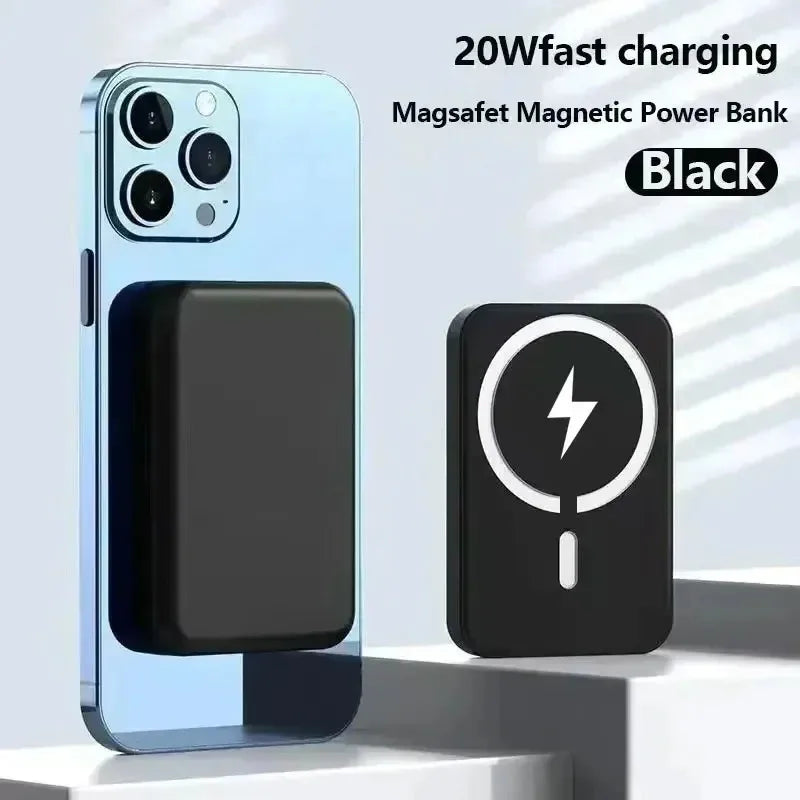 30000mAh Fast Charging Wireless Charger Macsafe Auxiliary Backup External Magnetic Battery Pack Power Bank for iPhone12 13 14 15