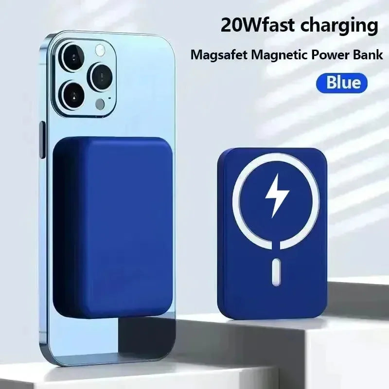 30000mAh Fast Charging Wireless Charger Macsafe Auxiliary Backup External Magnetic Battery Pack Power Bank for iPhone12 13 14 15