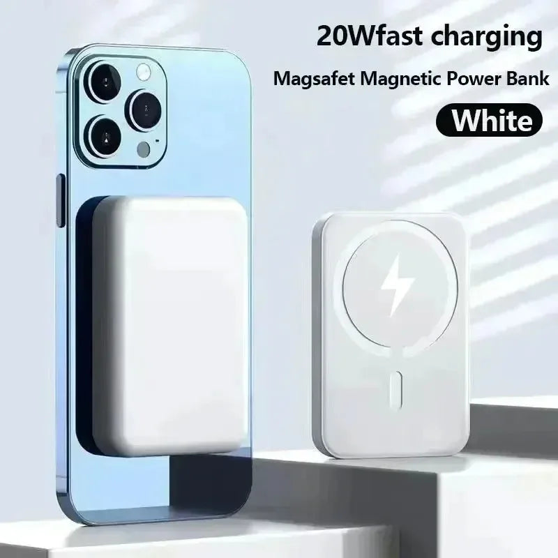 30000mAh Fast Charging Wireless Charger Macsafe Auxiliary Backup External Magnetic Battery Pack Power Bank for iPhone12 13 14 15