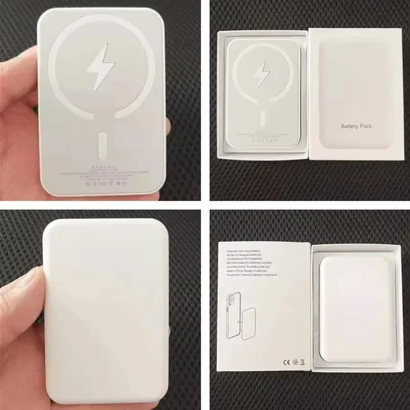 30000mAh Fast Charging Wireless Charger Macsafe Auxiliary Backup External Magnetic Battery Pack Power Bank for iPhone12 13 14 15