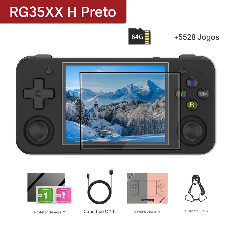 🚚 CONSOLA PORTÁTIL | ANBERNIC RG35XX H WI-FI E BLUETOOTH