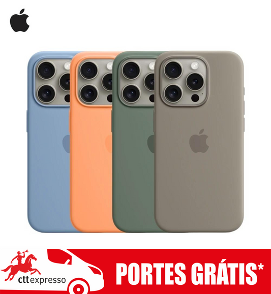 🚛 CAPA EM SILICONE COM MAGSAFE PARA APPLE IPHONE