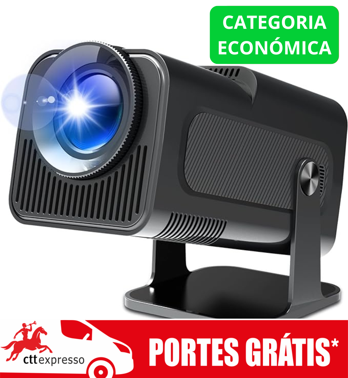 🚛 SMART PROJETOR PORTÁTIL MAGCUBIC HY320 (CATEGORIA ECONÓMICA)