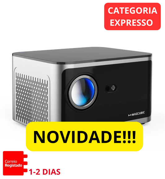 🚚 SMART PROJETOR PORTÁTIL MAGCUBIC HY350 ATUALIZADO (2024)