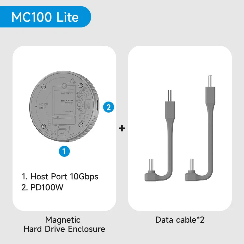 MagDrive Pro – Caixa Magnética SSD NVMe Ultraveloz para Apple & USB-C