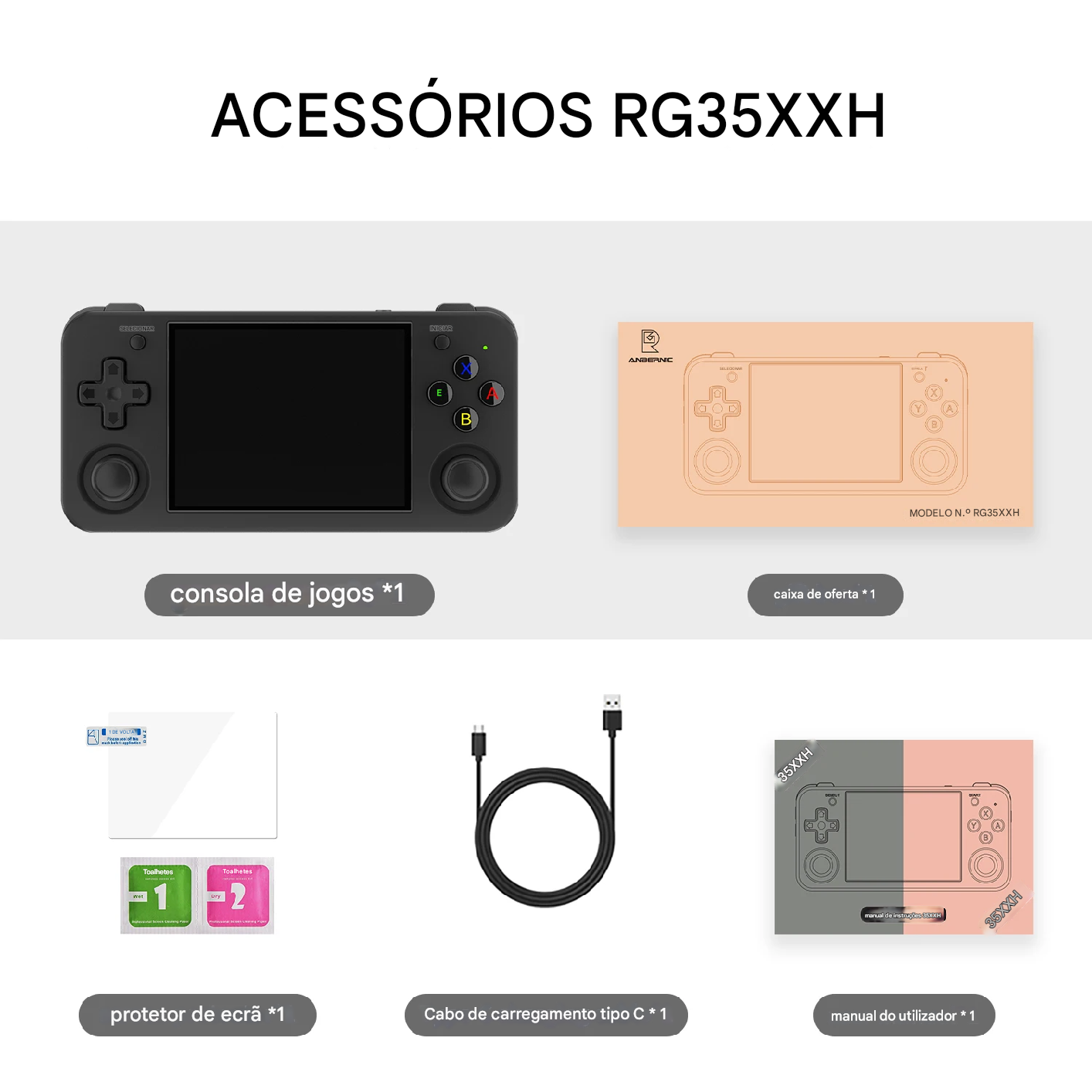 🚚 CONSOLA PORTÁTIL | ANBERNIC RG35XX H WI-FI E BLUETOOTH