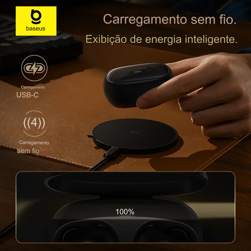 🚛 BASEUS MA10 PRO CANCELAMENTO DE RUÍDO (CATEGORIA ECONÓMICA)