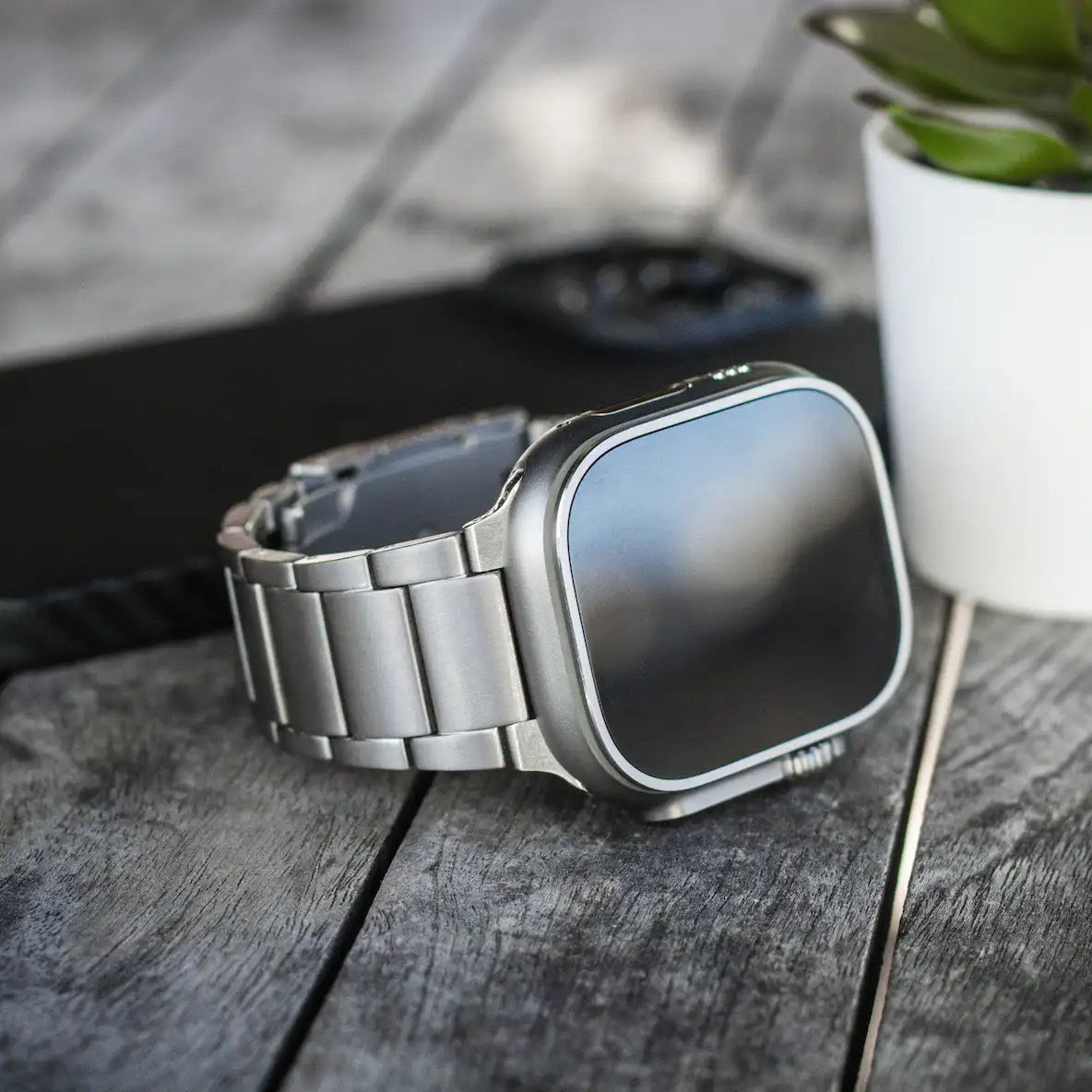 🚚 BRACELETE PREMIUM EM TITÂNIO PARA O APPLE WATCH ULTRA 49MM