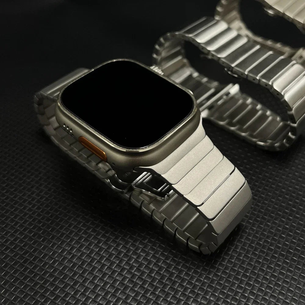 🚚 BRACELETE ESPECIAL EM INOX PARA O APPLE WATCH ULTRA
