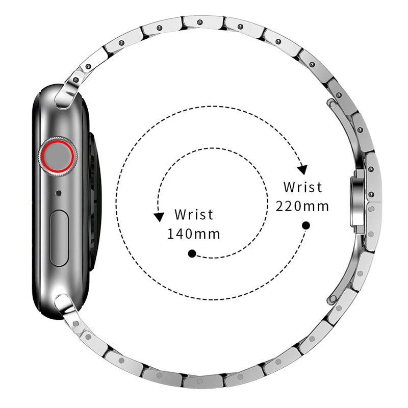 🚚 BRACELETE PREMIUM EM TITÂNIO PARA O APPLE WATCH